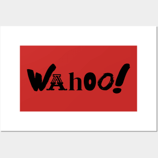 Wahoo (Black Print) Posters and Art